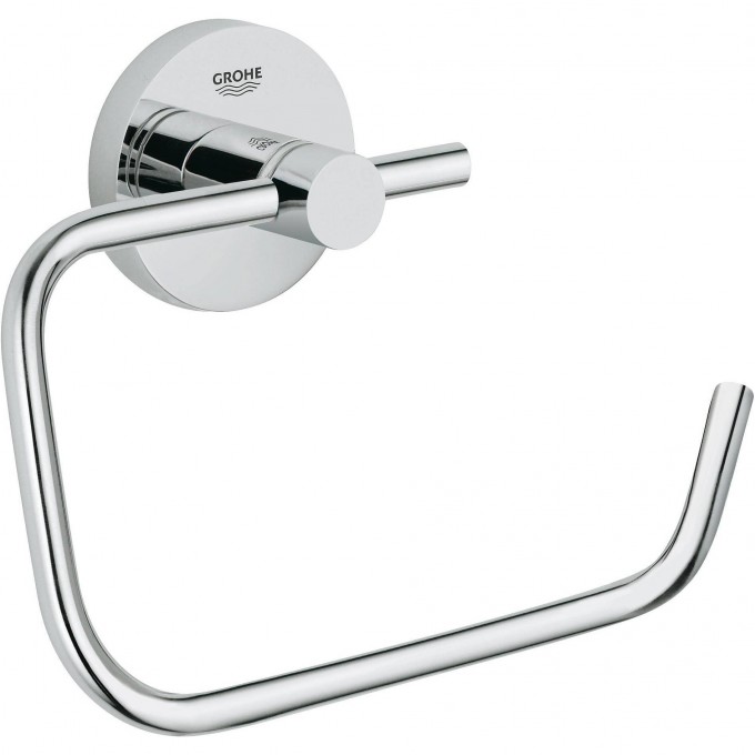Держатель для туалетной бумаги GROHE ESSENTIALS без крышки, хром 40689001