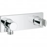 Держатель настенный для ручного душа GROHE GROHTHERM F с подключением для душевого шланга, хром 27621000