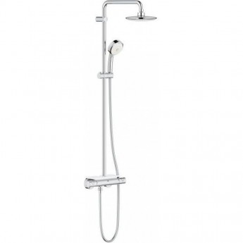 Душевая система GROHE EUPHORIA 190 с термостатическим смесителем и полочкой, хром
