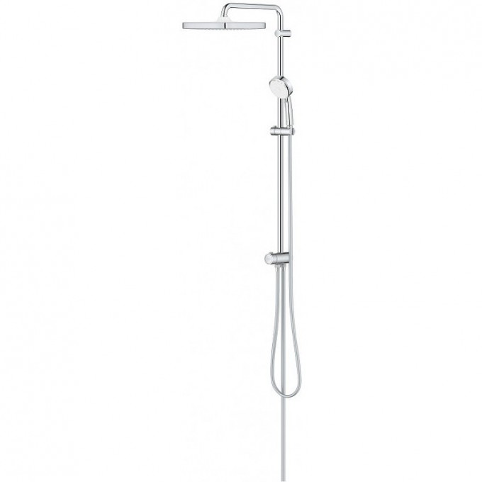 Душевая система GROHE TEMPESTA COSMOPOLITAN 250 CUBE с переключателем настенного монтажа 26694000