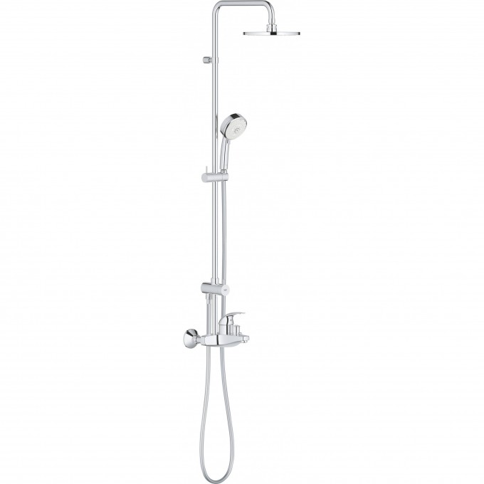Душевая система GROHE TEMPESTA COSMOPOLITAN SYSTEM 200 с однорычажным смесителем для ванны, хром 26305001