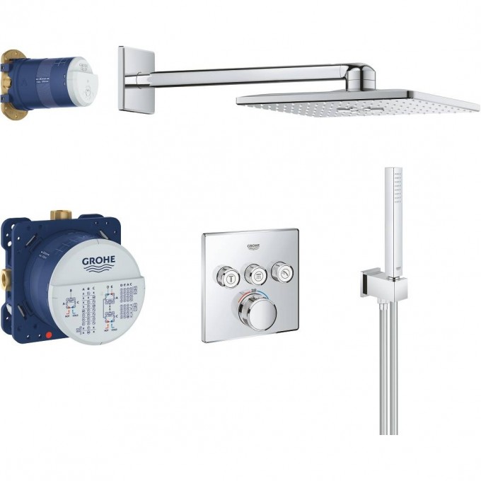 Душевой комплект 310 мм GROHE RAINSHOWER GROHTHERM SMARTCONTROL 34706000