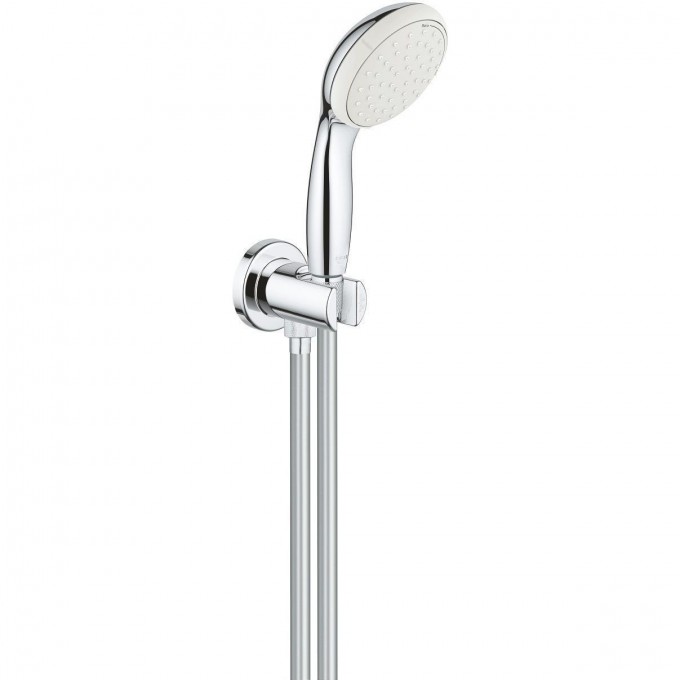 Душевой набор GROHE NEW TEMPESTA 100 с ручным душем и подключением для душевого шланга, хром 26406001