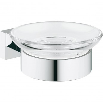 Мыльница с держателем GROHE ESSENTIALS CUBE, хром (40754001)