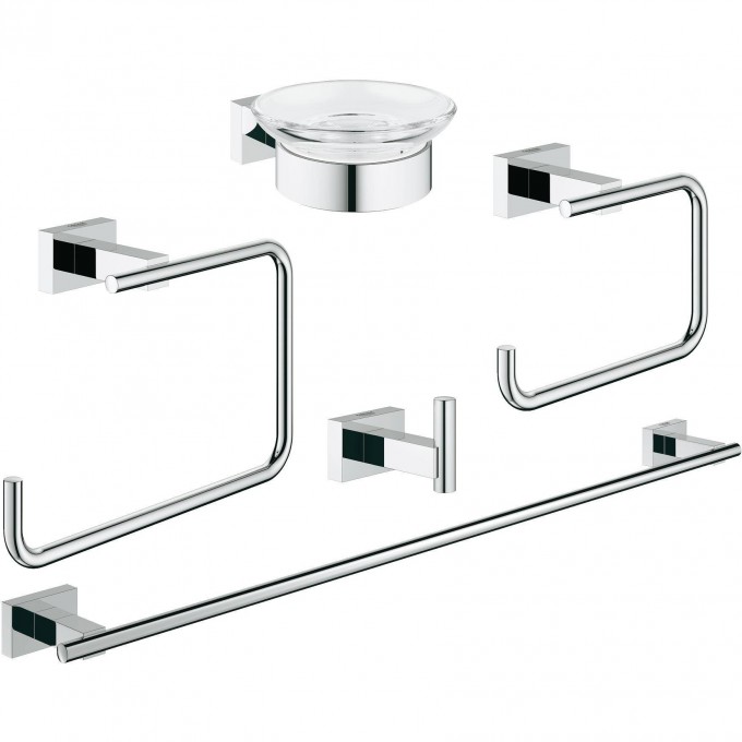 Набор аксессуаров GROHE ESSENTIALS CUBE 5 предметов 40758001