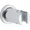 Настенный держатель для ручного душа GROHE RAINSHOWER с круглой розеткой, хром 27074000