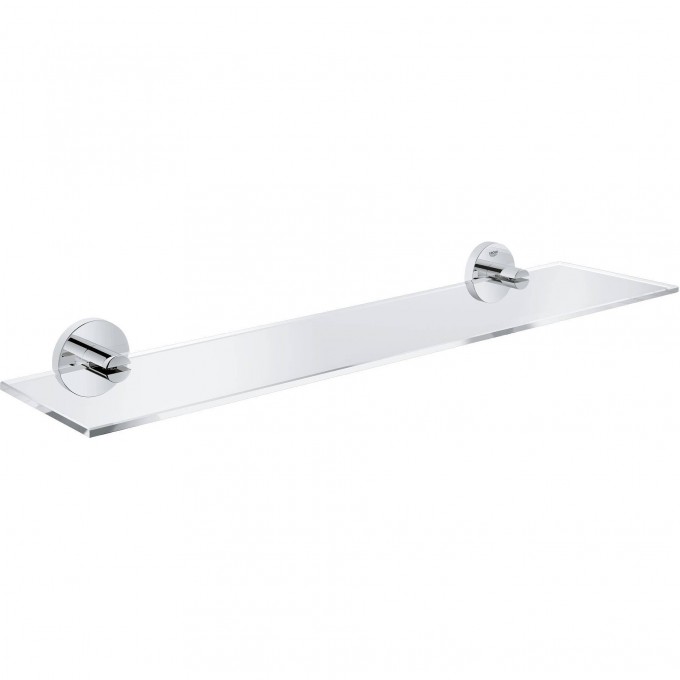 Полочка стеклянная GROHE ESSENTIALS 530 мм, хром () 40799001