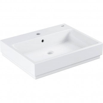 Раковина GROHE CUBE CERAMIC, подвесная 60 см, альпин-белый (3947300H)