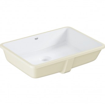 Раковина GROHE CUBE CERAMIC, встраиваемая 50 см, альпин-белый