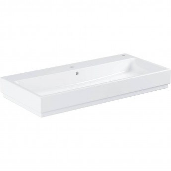 Раковина накладная GROHE CUBE CERAMIC 100 см, альпин-белый (3947500H)