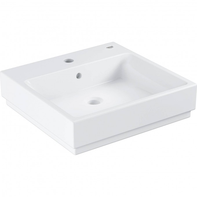 Раковина накладная GROHE CUBE CERAMIC 50 см, альпин-белый 3947800H