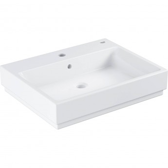 Раковина накладная GROHE CUBE CERAMIC 60 см, альпин-белый