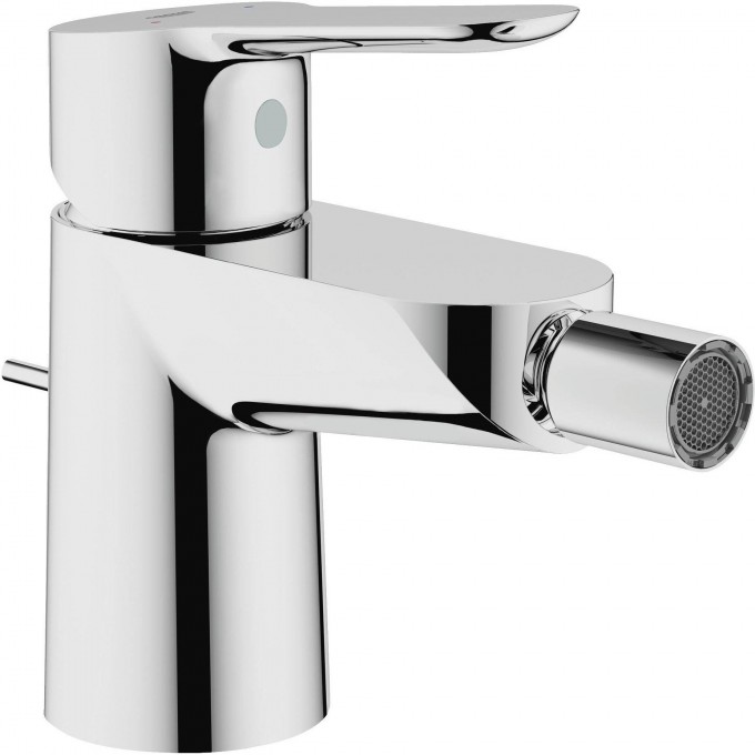 Смеситель для биде GROHE BAUEDGE с донным клапаном и ограничением расхода воды, хром 23331000