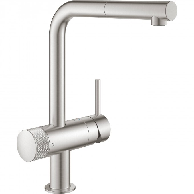 Смеситель для кухни GROHE BLUE PURE MINTA с функцией очистки водопроводной воды, суперсталь 31721DC0