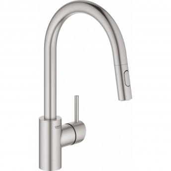Смеситель для кухни GROHE CONCETTO, высокий излив, суперсталь (31483DC2) Смеситель для кухни GROHE CONCETTO, высокий излив, суперсталь (31483DC2)