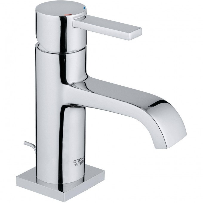 Смеситель для раковины GROHE ALLURE с донным клапаном, уменьшенный, хром 32757000
