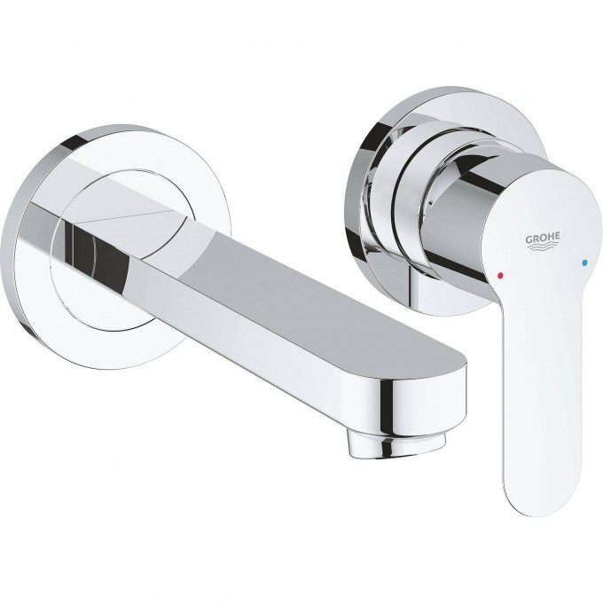 Смеситель для раковины GROHE BAUEDGE на два отверстия, хром 20474000