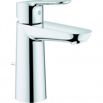 Смеситель для раковины GROHE BAUEDGE с донным клапаном, M-Size, хром Смеситель для раковины GROHE BAUEDGE с донным клапаном, M-Size, хром
