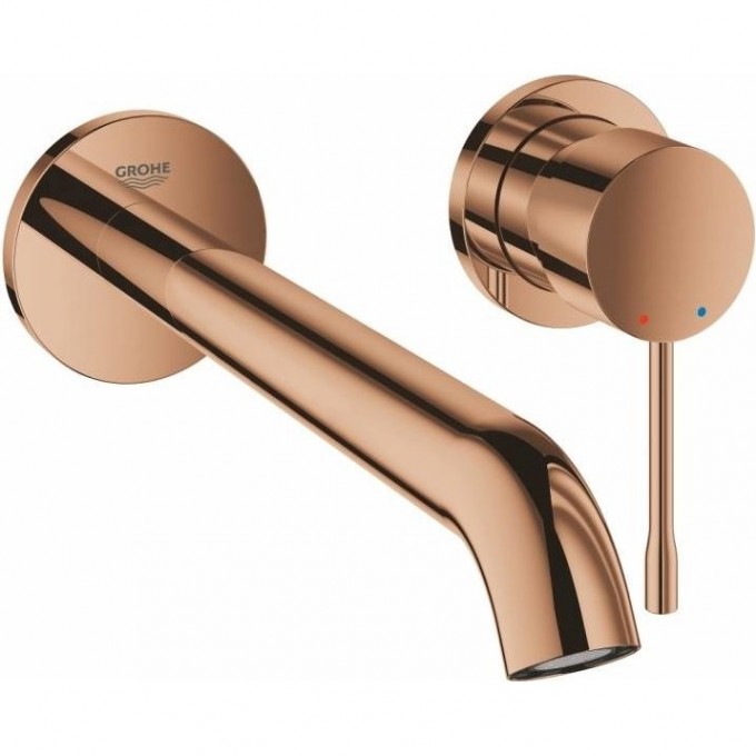 Смеситель для раковины GROHE ESSENCE NEW на 2 отверстия, теплый закат глянец 19967DA1