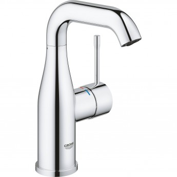 Смеситель для раковины GROHE ESSENCE NEW нажимным донным клапаном, размер M, хром (23798001) Смеситель для раковины GROHE ESSENCE NEW нажимным донным клапаном, размер M, хром (23798001)