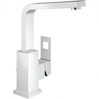 Смеситель для раковины GROHE EUROCUBE с донным клапаном и высоким изливом, хром Смеситель для раковины GROHE EUROCUBE с донным клапаном и высоким изливом, хром