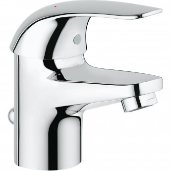 Смеситель для раковины GROHE EUROECO с донным клапаном, хром