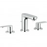 Смеситель для раковины GROHE EUROSMART COSMOPOLITAN на 3 отверстия с донным клапаном, хром 20187000