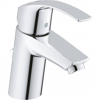 Смеситель для раковины GROHE EUROSMART NEW с донным клапаном, хром