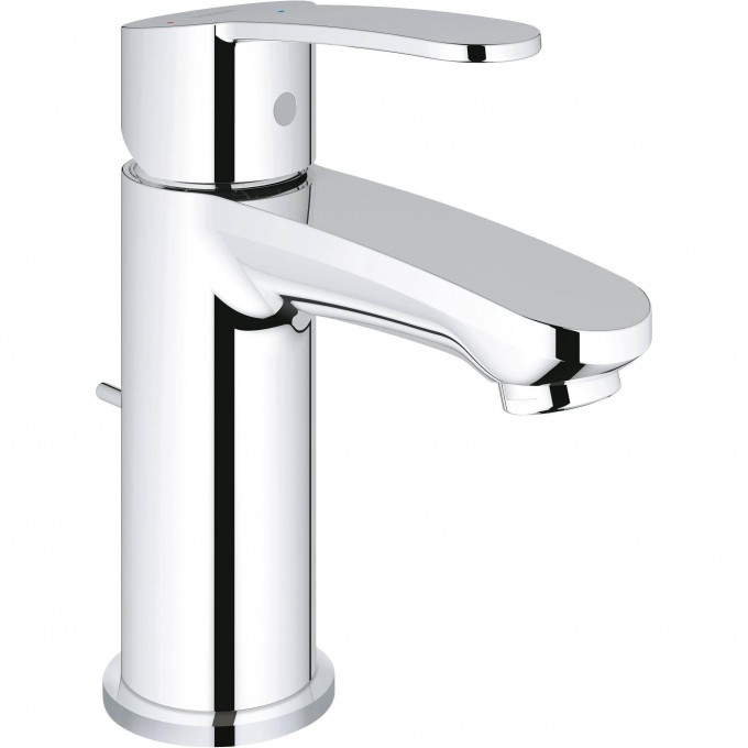 Смеситель для раковины GROHE EUROSTYLE COSMOPOLITAN с донным клапаном и энергосберегающим картриджем, уменьшенный, хром 2338720E