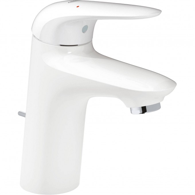 Смеситель для раковины GROHE EUROSTYLE с донным клапаном, белая луна 23707LS3