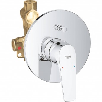 Смеситель для ванны GROHE BAUFLOW для скрытого монтажа, хром (29113000)