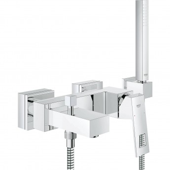 Смеситель для ванны GROHE EUROCUBE с душевым гарнитуром, хром
