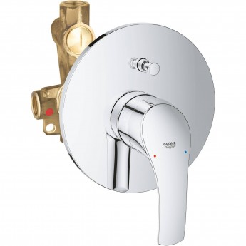 Смеситель для ванны GROHE EUROSMART NEW (внешняя и встраиваемая части), хром Смеситель для ванны GROHE EUROSMART NEW (внешняя и встраиваемая части), хром