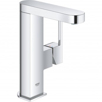 Смеситель однорычажный для раковины GROHE PLUS с нажимным сливным гарнитуром, M-Size, 5,7 л/мин (23872003)