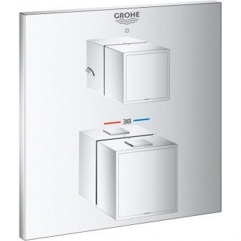 Термостат для ванны GROHE GROHTHERM CUBE 24154000 Термостат для ванны GROHE GROHTHERM CUBE 24154000