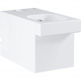 Унитаз GROHE CUBE CERAMIC напольный, безободковый, универсальный выпуск (без бачка и сиденья), альпин-белый