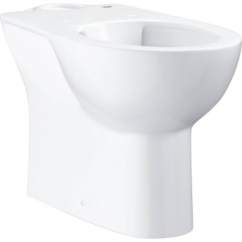 Унитаз напольный безободковый GROHE BAU CERAMIC, вертикальный выпуск (без бачка и сиденья), альпин-белый