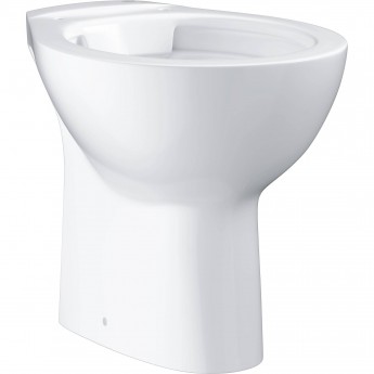 Унитаз напольный безободковый GROHE BAU CERAMIC, выпуск в пол (без сиденья), альпин-белый (39431000)