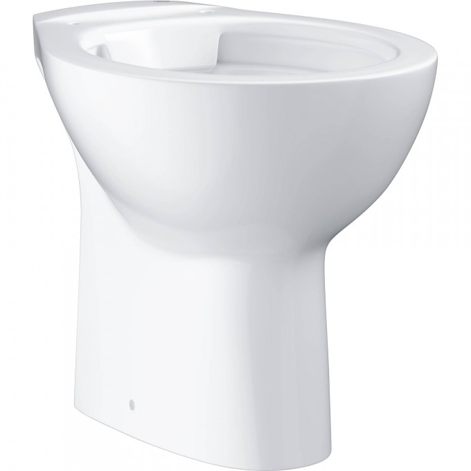 Унитаз напольный безободковый GROHE BAU CERAMIC, выпуск в пол (без сиденья), альпин-белый () 39431000