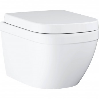 Унитаз подвесной GROHE EURO CERAMIC с сиденьем, альпин-белый (39554000)