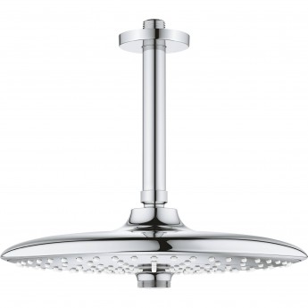 Верхний душ GROHE EUPHORIA 260 SMARTCONTROL с потолочным душевым кронштейном 142 мм, расход 9.5 л/мин, хром (26461000)
