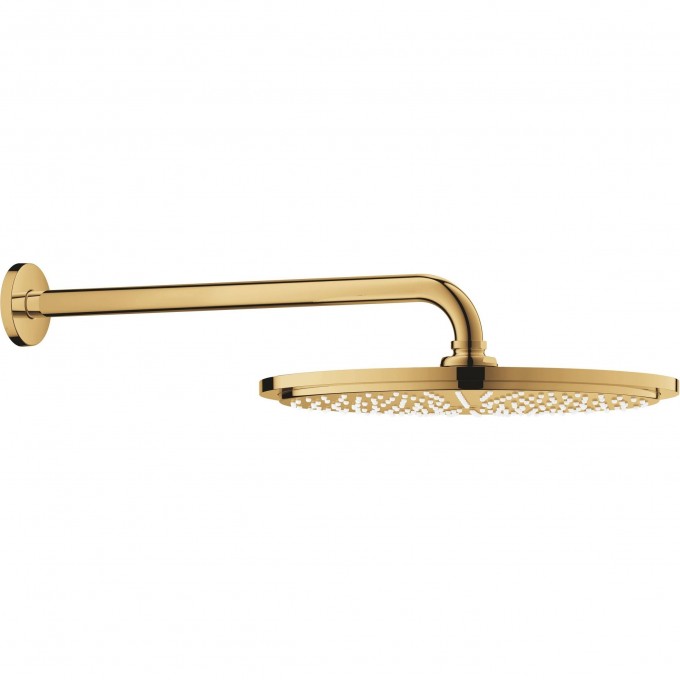 Верхний душ GROHE Rainshower с кронштейном, холодный рассвет глянец 26066GL0