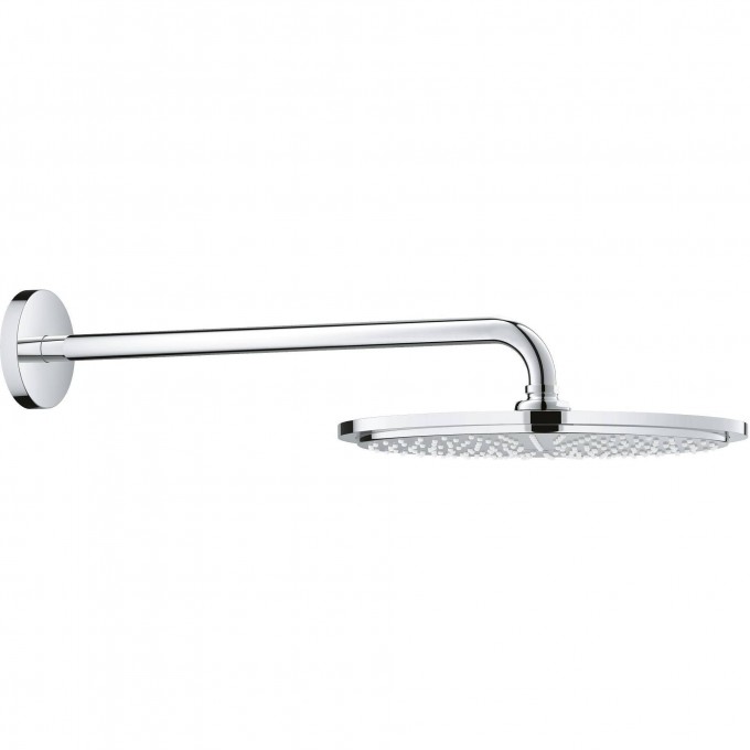 Верхний душ с душевым кронштейном GROHE RAINSHOWER, диаметр 310 мм, хром 26257000