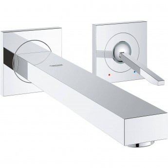 Внешняя часть смесителя для раковины GROHE EUROCUBE JOY на 2 отверстия (излив 230 мм), хром