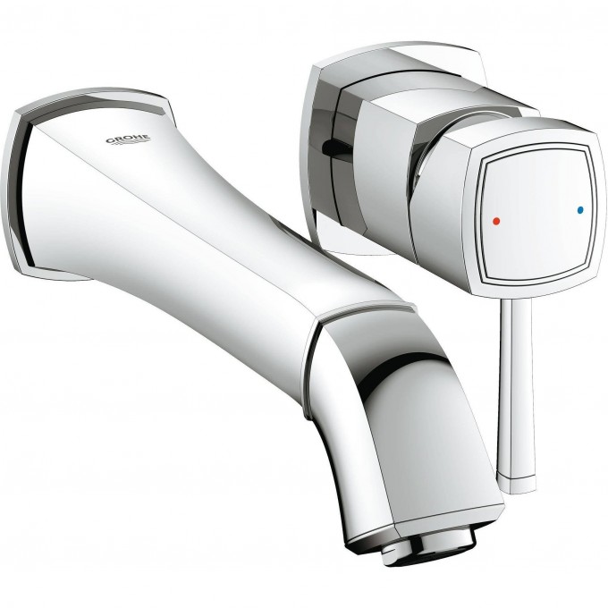 Внешняя часть смесителя для раковины GROHE GRANDERA на 2 отверстия (вынос 234 мм), хром 19930000