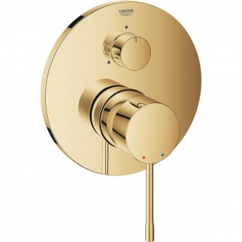 Внешняя часть смесителя для ванны GROHE ESSENCE с переключателем на 3 положения, холодный рассвет, глянец