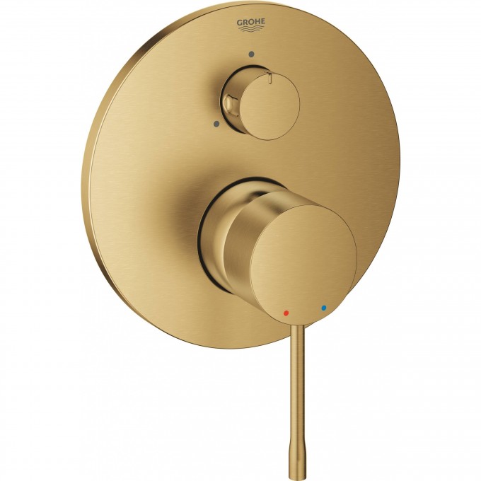 Внешняя часть смесителя для ванны GROHE ESSENCE с переключателем на 3 положения, холодный рассвет, матовый () 24092GN1