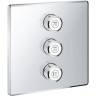 Внешняя часть вентиля GROHE GROHTHERM SMARTCONTROL на 3 выхода, хром 29127000